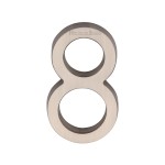 M Marcus Heritage Brass Numeral 8 - Concealed Fix 76mm